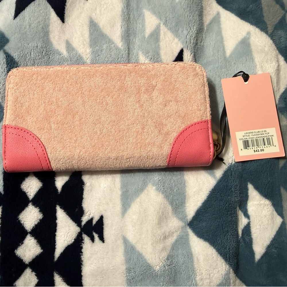 Juicy Couture Pink and Cream Embroidered Wallet - Picture 3 of 3